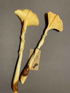 Ginko Leaf Salad Servers