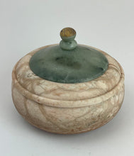 Load image into Gallery viewer, Pink Alabaster Lidded Jar 24-02
