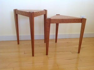 Triangle Tables, Semi-Nesting Pair - The Highlight Gallery