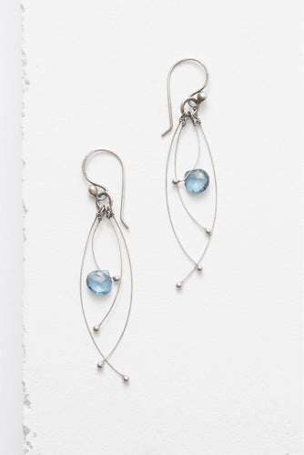 Tickle Earring, London Blue Topaz - The Highlight Gallery