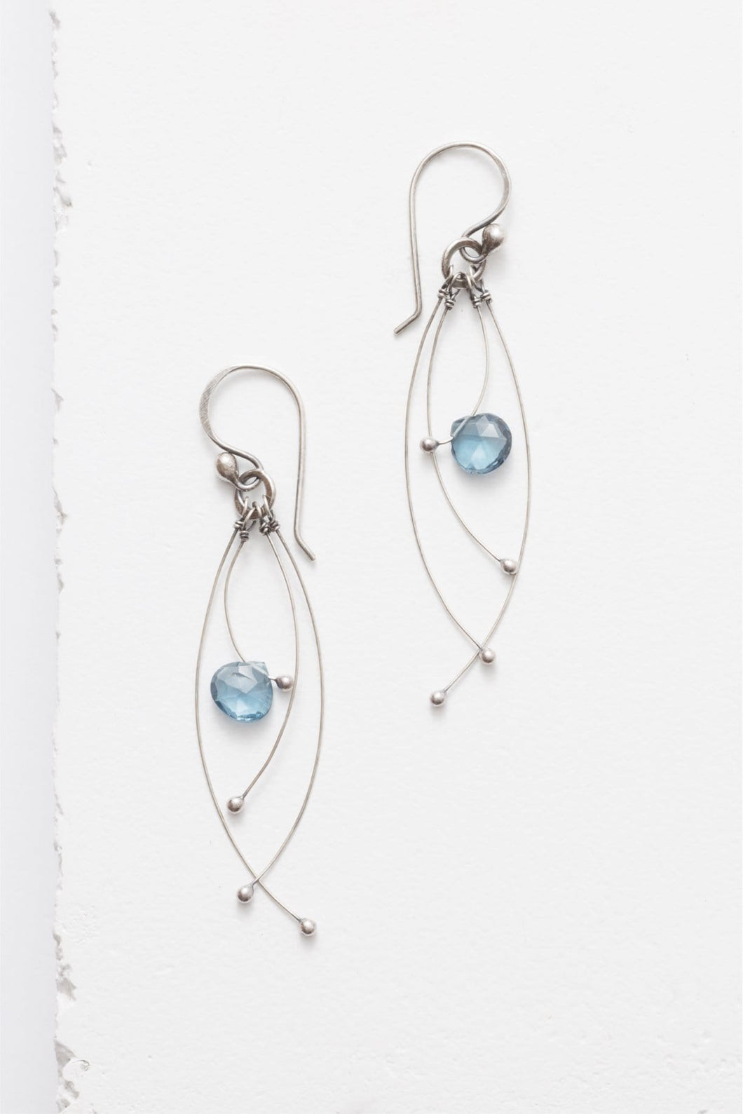 Tickle Earring, London Blue Topaz - The Highlight Gallery