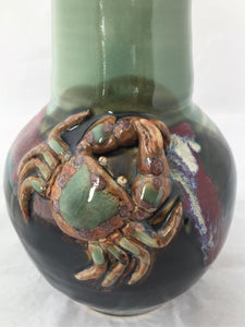 Ceramic Crab Vase