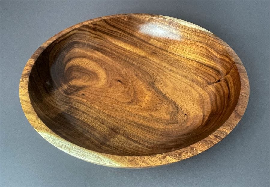 Acacia Turtle Inlay Bowl